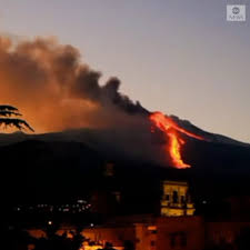 ERUPTION: Timelapse footage captures Sicilys Mount Etna, Europes most  active volcano, shooting lava and ash into the sky.