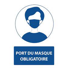 Le masque est désormais obligatoire pour la majeure partie d'entre nous. Lot De 4 Panneaux Pvc A4 Port Du Masque Obligatoire