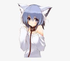 High quality anime cat eyes gifts and merchandise. Neko Girl Png Library Anime Cat Girls With Blue Hair Transparent Png 486x683 Free Download On Nicepng