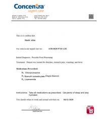 urgent care concentra doctors note template urgent care doctors note