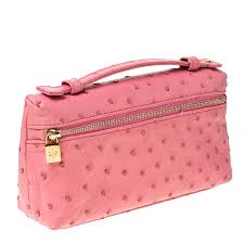 Get the lowest price on your favorite brands at poshmark. Loro Piana Pink Ostrich Leather Mini Pouch Loro Piana Tlc