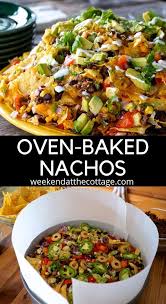 Oven Baked Nachos Weekend At The Cottage Recipe Baked Nachos Oven Baked Nachos Best Nacho Recipe