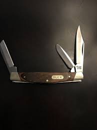 Buck 371 1 3 Three Blade Folding Pocket Knife Brown Handle Ebay Folding Pocket Knife Knife Pocket Knife