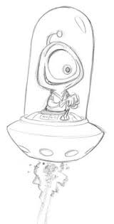 Alien Design By Tombancroft On Deviantart Alien Drawings Disney Art Drawings Cool Art Drawings