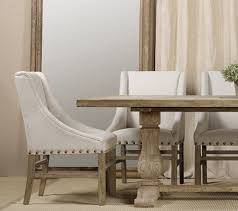 Nailhead Trestle Upholstered Dining Chair Upholstered Dining Chairs Dining Room Chairs Upholstered Dining Chairs