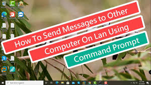 Not the answer you're looking for? How To Send Messages To Other Computer On Lan Using Command Prompt Youtube