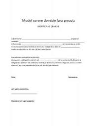 Procedura de lichidare (dizolvare) a persoanei juridice cuprinde anumite operaţii care declanşează şi pregătesc încetarea existenţei persoanei juridice. Cerere De Demisie Cu Preaviz Sau Fara Model Cum O Redactezi
