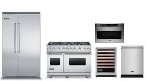 Viking Vcsb5483ss 48 In Built In Side By Side Refrigerator Vmod5240ss 1 2 Cu Ft Built In Microwave Vgcc5488b 48 In Gas Range Vdw302ss Dishwasher Duwc141 2 Kitchen Appliances Viking Kitchen Kitchen Appliance Reviews
