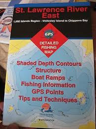 Fhs Fishing Boating Map Chart Gps Points Guide St Lawrence