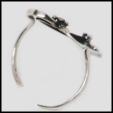 Jerry Roan Navajo Signed X-Large Sterling Silver Heart Cuff Bracelet  1960-70s