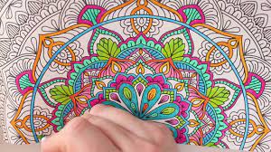Print mandala coloring pages online. Mandala Coloring Book Meditative Garden Mandala Good Music Fun Colors Youtube