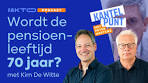Wordt de pensioenleeftijd 70 jaar? Met Kim De Witte ... - YouTube