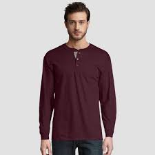 We literally have thousands of great products in all product categories. Hanes Men S Long Sleeve Beefy Henley Shirt Berry Xxl Target