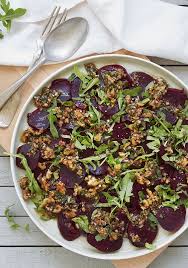 Accompagnement De Betteraves Vinaigrette Aux Noix Et Aux Herbes Recette Betterave Recette Et Recettes De Cuisine