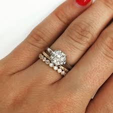 Single Stone On Instagram Stacking Them Up Mixed Metal Wedding Rings Diamond Wedding Bands Stackable Wedding Bands