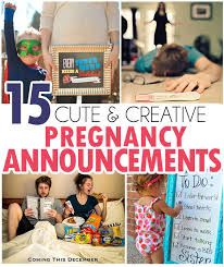 Words will not be able to describe how cute your new addition really is, only a photo will be able to do that. 15 Cute And Creative Pregnancy Announcements The Realistic Mama