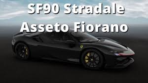 With a twin turbo v8 and three electric motors, ferrari has gone back on what they once said. Ferrari Sf90 Stradale Black Asseto Fiorano Youtube