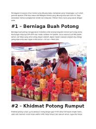 Di kampung berbeda saja kita akan mendapatkan jenis buah yang berbeda. Perniagaan Ini Sesuai Untuk Mereka Yang Dibuang Kerja