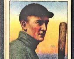 1909 T206 Ty Cobb Red Portrait White Border (tobacco Back) in Screw Holder  Reprint GEM MINT.