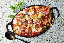 Ovenschotel Met Pasta Groenten En Rauwe Ham Recept Allerhande Recept Pastagerechten Recept Pasta Ovenschotel Pastarecepten