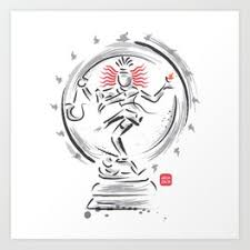Nataraja Art Prints For Any Decor Style Society6 Discover sketching by k c vamshi krishna on touchtalent. nataraja art prints for any decor style