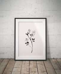Affiche Fleur Arbre Nature Poster Feuille Tableau Feuille Dessin Cadre Nature Affiche Deco Salon Hygge Noir Blanc Affiche Zen Decoration Art Nature Posters Flowers Poster On