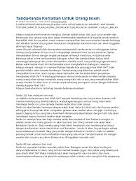 Tanda tanda kematian rohani dalam alkitab. Tanda Tanda Kematian