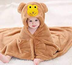 Your baby might not like it much. Amazon In Baby Bathrobe