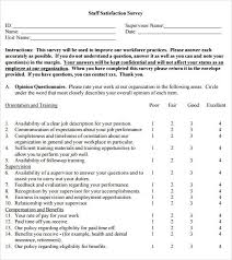 Employee Satisfaction Survey Template Best Template Employee Satisfaction Survey Employee Satisfaction Survey Template