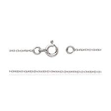 Sélection de chaines pour adulte en or blanc ou or jaune 18 carats, chaine en or pour homme ou pour femme, chaine en or grain de café ou chaine jaseron, chacun trouvera la chaine de sa convenance. Chaine Or Blanc 18 Carats 60 Cm Maille Forcat