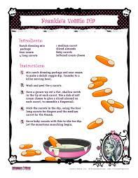 Mh Printable Recipes 1 Monster High Food Halloween Food For Party Monster High Party