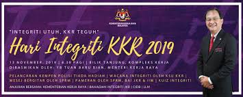 Hari imigresen 2019 dan pelancaran e@plks di putrajaya. Kkr Malaysia On Twitter Pagi Ini Ybm Tuan Baru Bian Akan Merasmikan Hari Integriti Kkr 2019 Dengan Tema Integriti Utuh Kkr Teguh Di Bilik Tanjung Kementerian Kerja Raya Malaysia Https T Co Rscaskjyza