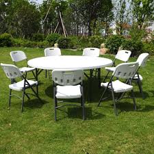 Maybe you would like to learn more about one of these? 1 8m Plastic Round Table Banquet Table Outdoor Table