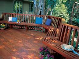 This video shows you how to restain your deck using thompson water seal, i used woodland cedar oil stain ,paint pan with deck pad 9 inch to smoothly. Best Deck Cleaner Stain Sealer This Old House