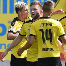 Erling haaland (20) und jadon sancho (21). Der Fc Augsburg Zeigt Interesse An Moritz Leitner Von Borussia Dortmund Eurosport