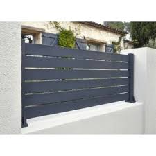 Lame De Cloture Aluminium Klos Up Naterial Gris Zingue H 9 X L 145 Cm Cloture Aluminium Cloture Pvc Cloture Maison