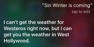 Siri Has Even More Hidden Game Of Thrones Puns Up Her Sleeve Game Of Thrones Puns Puns Game Of Thrones
