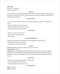 Free 51 Resume Samples In Pdf Ms Word