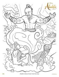 2) click on the coloring page image in the bottom half of the screen to make that frame active. Free Printable Aladdin 2019 Coloring Pages