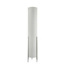 mustard satin stick floor lamp