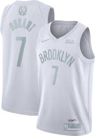 Kevin durant had another outstanding performance for the brooklyn nets on tuesday, as the nets faced off against the los angeles clippers in the barclays center. Nike Men S Brooklyn Nets Kevin Durant 7 White Mvp Dri Fit Swingman Jersey Dick S Sporting Goods