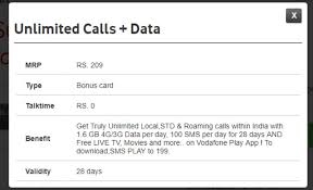 Vodafone Revises Rs 209 Rs 479 Recharge Plans To Offer