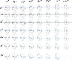 どうやったら 顔が上手く描けるようになるのか 今回はネットで無料公開されている３dモデルを使って 顔の構造を確認 顔角度まとめ tda式改変ネル 1024x866 mmdトレース 3dcgトレース art tutorials drawing animation tutorial face drawing
