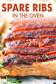 Bbq Pork Spare Ribs Recipe Bbq Pork Spare Ribs Baked Ribs Pork Spare Ribs