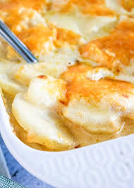 Easy Cheesey Scalloped Potatoes Baked In Az Recipes Lard Recipe Potatoe Dinner Recipes