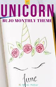 Unicorn Bullet Journal Theme Meraki Mother Bullet Journal Themes Journal Themes Bullet Journal Ideas Pages