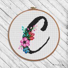 Most include upper case, lower case and numbers. Letter C Cross Stitch Pattern Novocom Top