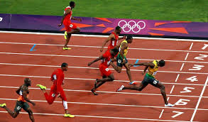 See more about olympic sprint events. Usain Bolt Of Jamaica Defends Gold In 100 Meters The New York Times