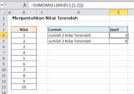 Check spelling or type a new query. Contoh Rumus Excel Praktis Menjumlahkan Nilai Terendah Di Excel