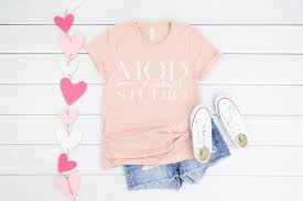 3413 Mockup Bella Canvas T Shirt Mockup Tshirt Peach Triblend Etsy Clothing Mockup Shirt Mockup Tshirt Mockup